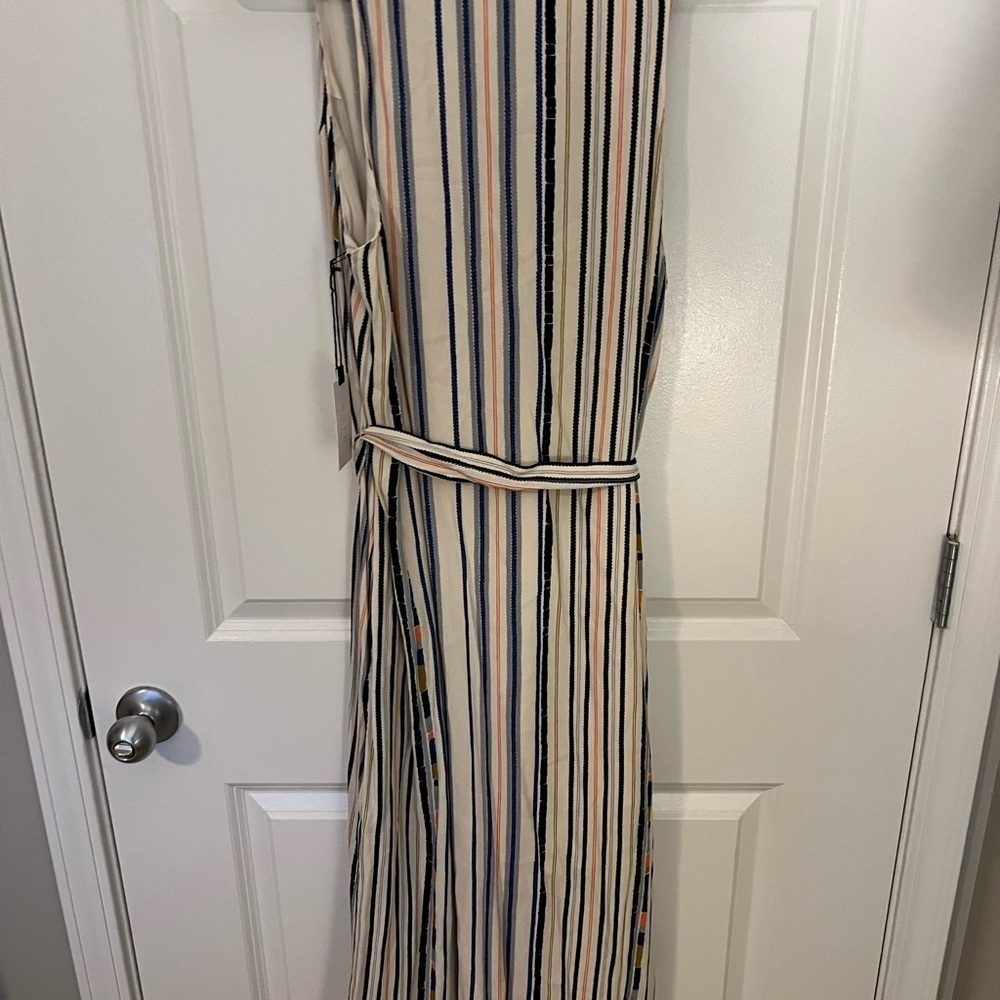 NWT Astr The Label Womens Andy Striped Midi Dress- Size Large - Picture 13 of 15